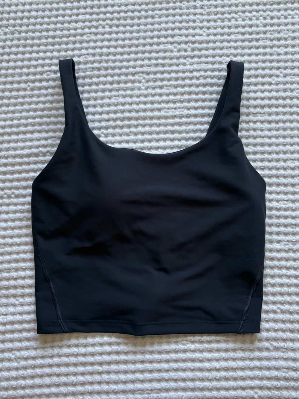 Old Navy Active PowerSoft Cropped Tank Shelf Bra Light Support Go-Dry S